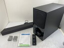 【中古現状品】SONY ホームシアターシステム SA-WX9000F Bluetooth対応サウンドバーセット ○YR-17138○ の出品です。 こちらの商品は中古の商品です。 中古品の為、擦れ等による多少の傷みがあります。 ※サウンドバーの左側内部に異物が入り込んでおり、 　揺らすとカラカラと音がします。 　 商品内容は掲載画像に写っている物が全てです。 詳しくは画像にてご確認ください。 ※撮影環境の影響により実際の商品と色合いが多少異なる場合がございます。 　あらかじめご了承ください。 　また、お買取り商品・店頭保管の為、細部にまで拘る方はご入札をお控えください。 ■ノークレーム・ノーリターンでお願いします。 ■発送方法：クロネコヤマト宅急便元払い ■ジャンク品、現状品とタイトルに記載がある商品に関しては、 　いかなる理由がありましてもノークレームノーリターンでお願い致します。 ※当店では自然環境に配慮しまして商品の簡易包装を行っております。 　また、商品発送の際に納品書を同封しております。 　領収書の発行は出来ませんので、あらかじめご了承ください。　