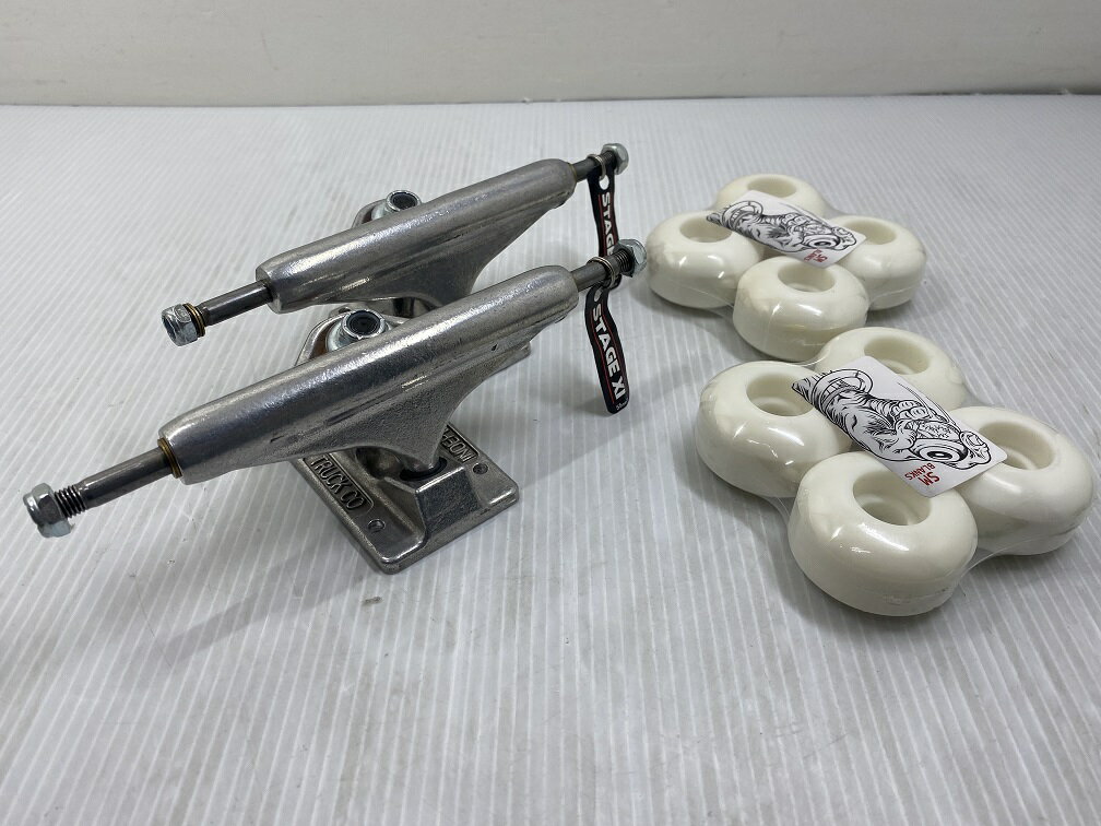 【中古未使用品】INDEPENDENT STAGE11 139Std インディペンデント トラック SMBLANKS ウィールセット ○YR-17108○