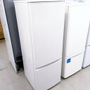 【中古品】三菱 168L 2ドア冷蔵庫 Pシリーズ マットホワイト MR-P17F-W 2020年製〇YR-52219〇