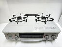 【中古品】 リンナイ Rinnai ガスコンロ LPガス 右強火力 水無片面焼グリル KG35NGRR KG35NGR 2022年製 スカイグレー 〇YR-18...
