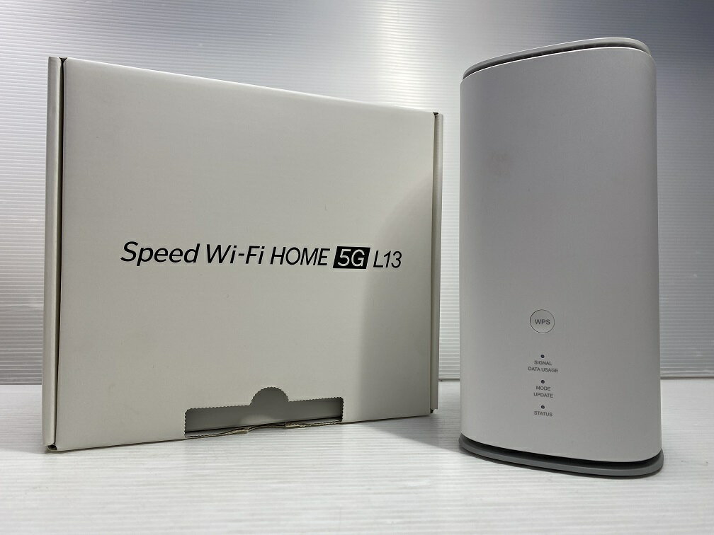 【中古品】au ホームルーター Speed Wi-Fi HOME 5G L13 ZTR02SWU ○YR-18221○