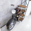 【中古品】モーターバイク付きシェルフ 棚 ラック〇YR-52736〇