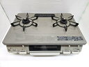 【中古品】 リンナイ Rinnai ガスコンロ ガステーブル LPガス用 右強火力 片面焼きグリル KG67PBRR 2022年製 〇YR-18438〇