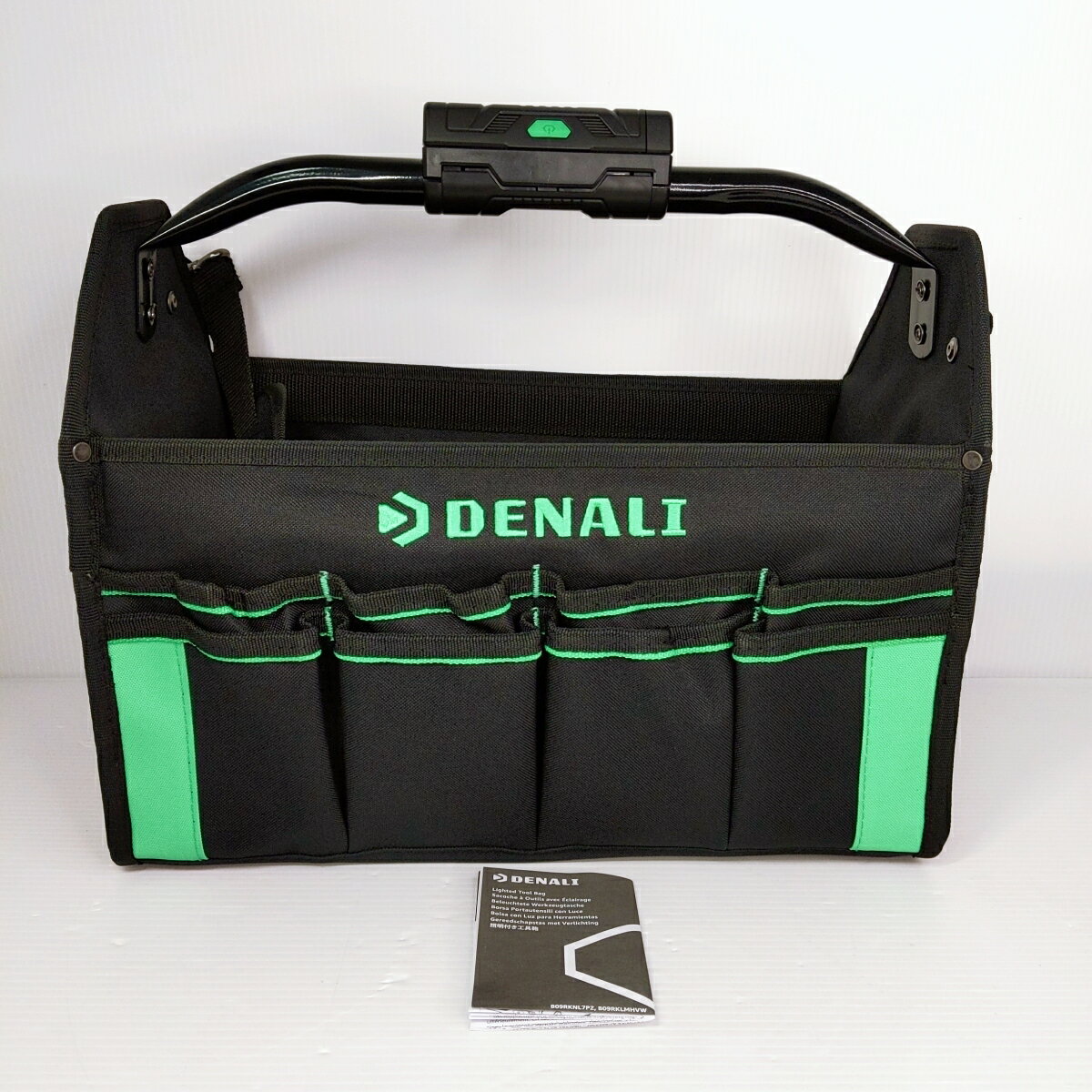 【未使用】DENALI ライト付きツールバッグ 工具鞄 キャリーハンドル B09RKNL7PZ(1)〇YR-53101〇