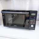 【中古品】アイリスオーヤマ オーブンレンジ 18L ヘルツフリー ブラック 2021年製 MO-F1805-B〇YR-53214〇