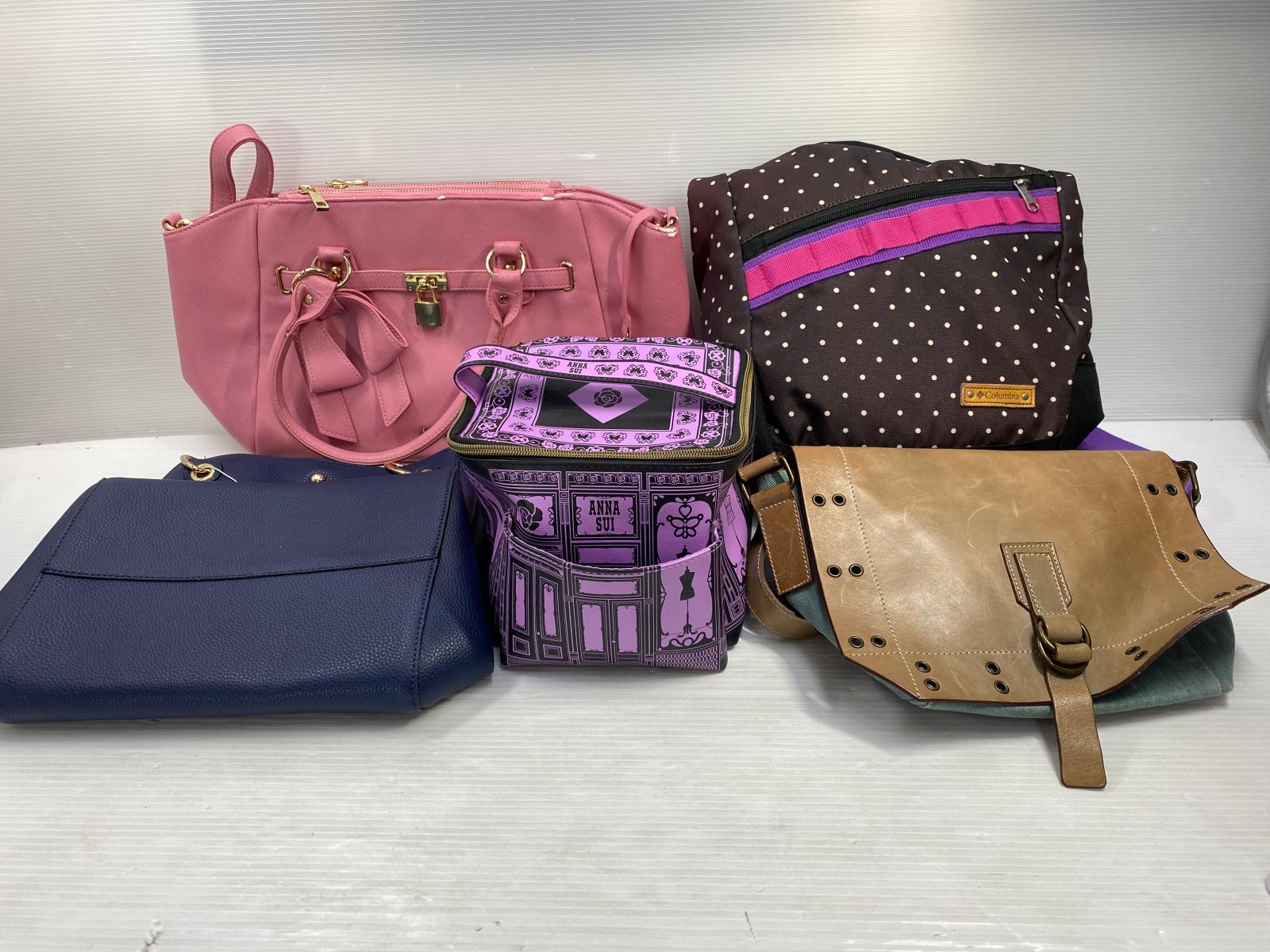 【中古品】店頭展示品 レディースバッグ 5点 まとめて ○YR-18739○