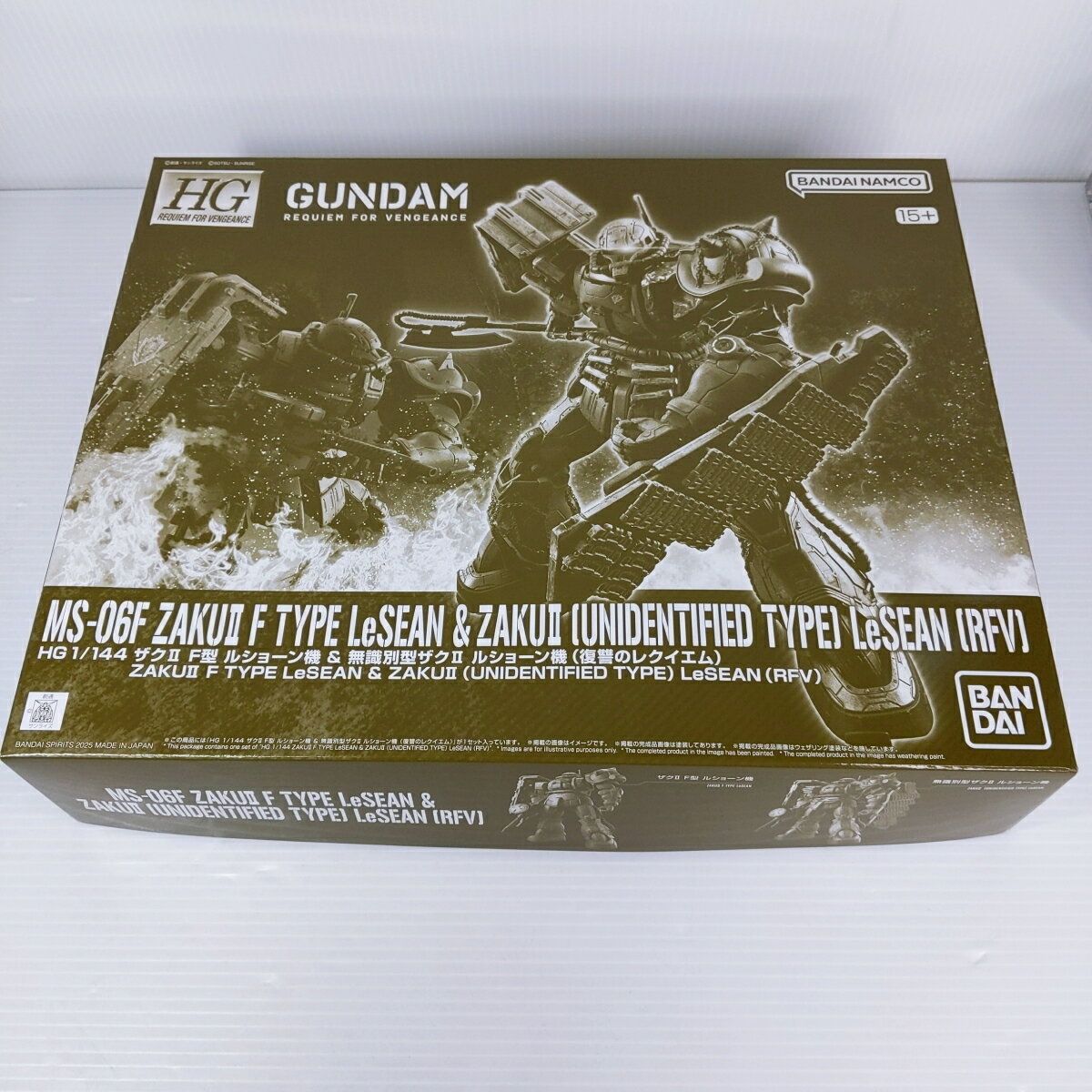 【未組立品】ガンプラ HG 1/144 ザクII F型 ルショーン機＆無識別型ザクII ルショーン機(復讐のレクイエム)〇YR-53244〇
