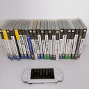 【中古品】プレイステーションポータブル PSP-3000 本体 ソフト23本セット ○YR-53379○