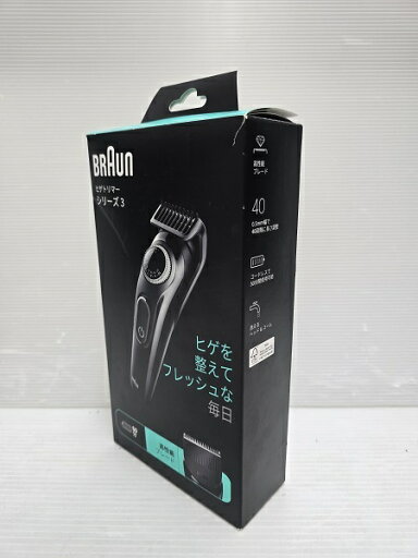 【中古未使用品】 ブラウン BRAUN ヒゲトリマー シリーズ3 BT3420 ○YR-18782○ 【中古未使用品】 ブラウン BRAUN ヒゲトリマー シリーズ3 BT3420 ○YR-18782○