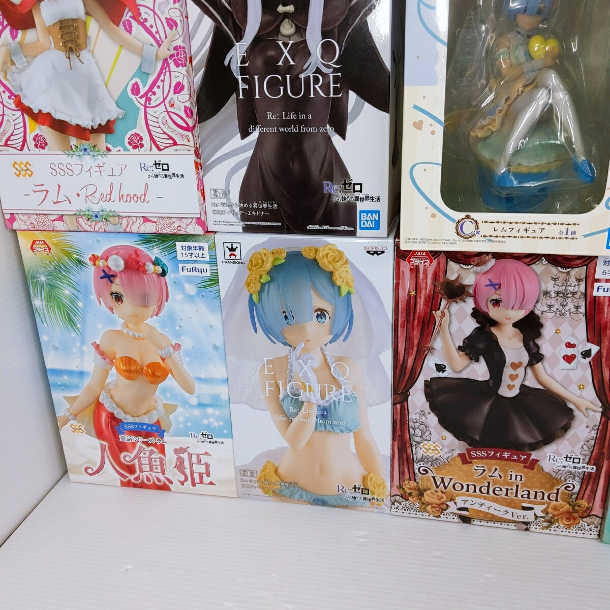 【中古未開封品】Re:ゼロから始める異世界生活 プライズ×一番くじ フィギュア16体まとめ売り〇YR-53387〇