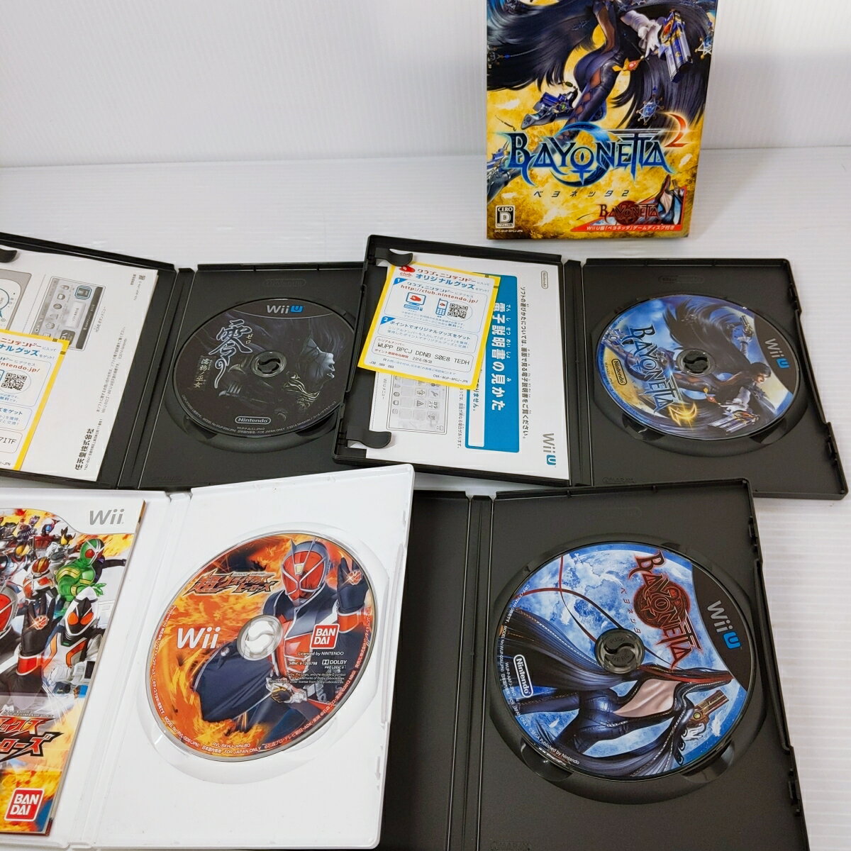 【中古現状品】WiiU、Wiiソフト 3点まとめ売り〇YR-53595〇