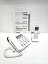 【中古品】 パナソニック Panasonic 電話機 子機×1 VE-GD27-W 子機バッテリーなし ホワイト ○YR-19081○