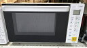 【中古品】 ヤマダ YAMADA 電子レンジ 17L 50/60Hz共用 縦開き 庫内フラット YMW-S17G1 2021年製 ホワイト ○YR-19092○