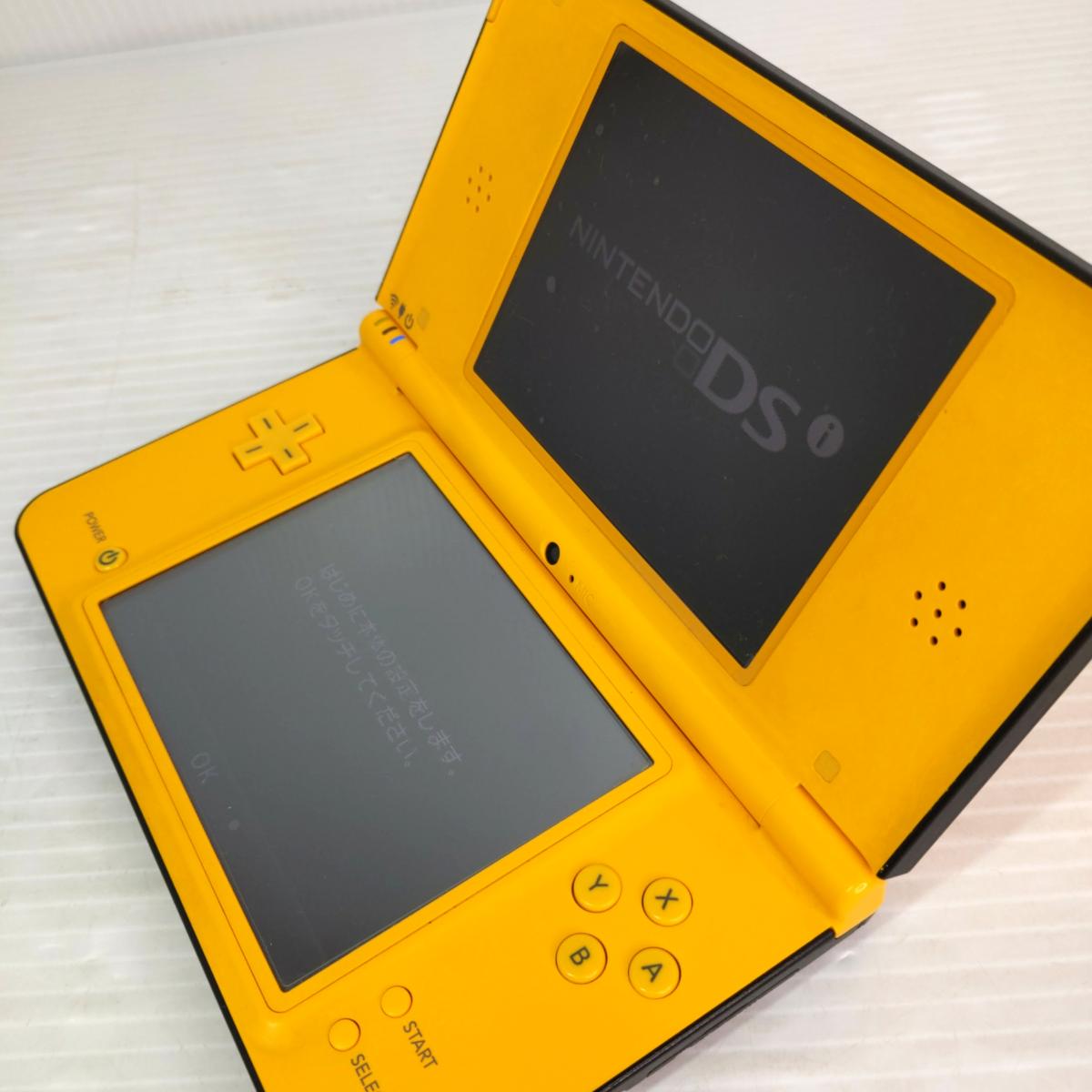 【中古品】ニンテンドーDSi LL 本体のみ イエロー×ブラック〇YR-53797〇