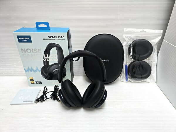 【中古品】 アンカー Anker サウンドコア Soundcore Space Q45 ワイヤレス ノイズキャンセリング ヘッドホン ○YR-19161○