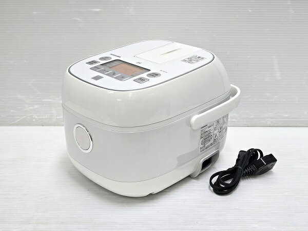 樂天商城 - 【中古品】 東芝 TOSHIBA IH方式 炊飯器 炊飯ジャー 3合炊き RC-5E7X 2022年製 ホワイト ○YR-19351○