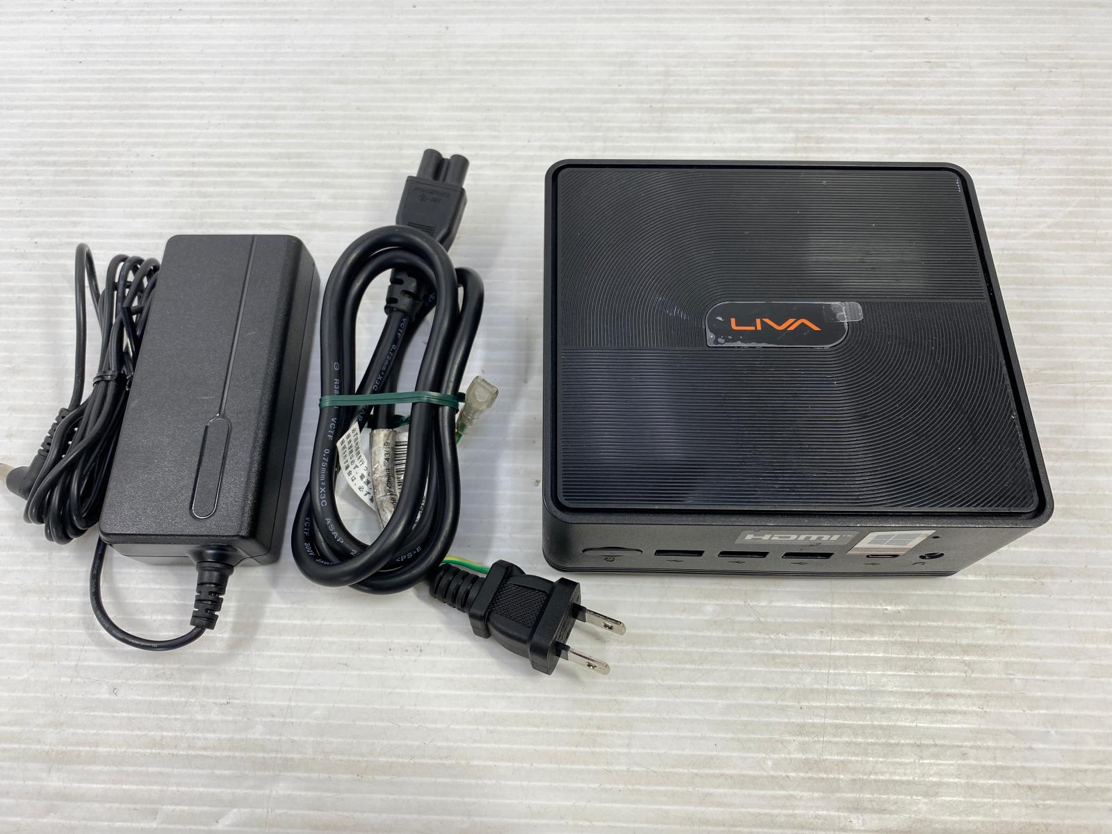 【中古品】 ECS LIVA Z2 ミニPC Windows11 ブラック ○YR-19526○