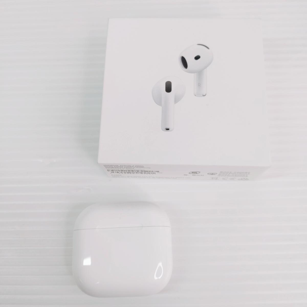 【中古品】アップル Apple AirPods 第4世代〇YR-54181〇の出品です。 こちらの商品は、中古品です。 ※動作確認済み ※外箱に汚れがあります。 中古品の為、擦れ等による多少の傷みがあります。 商品内容は掲載画像に写っている...