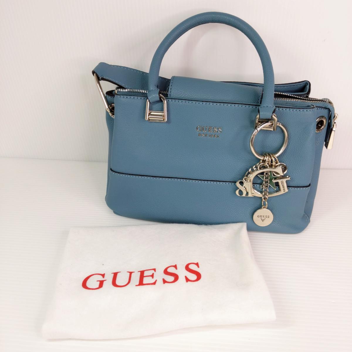樂天商城 - 【中古品】GUESS ゲス ショルダーバッグ ブルー〇YR-54362〇