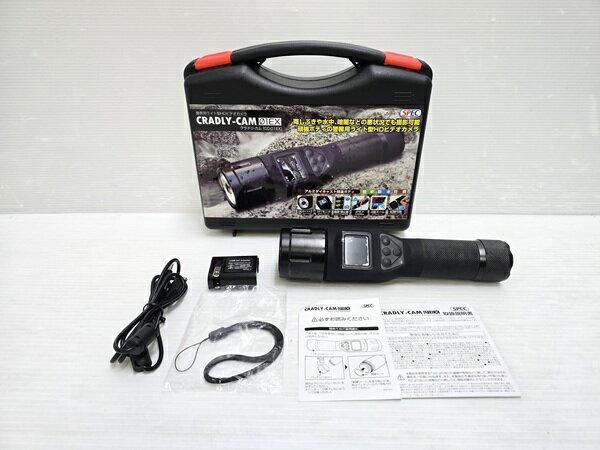 【中古品】 スペックコンピュータ 警務用ライト型HDビデオカメラ CRADLY-CAM クラドリーカム CC-01EX ..