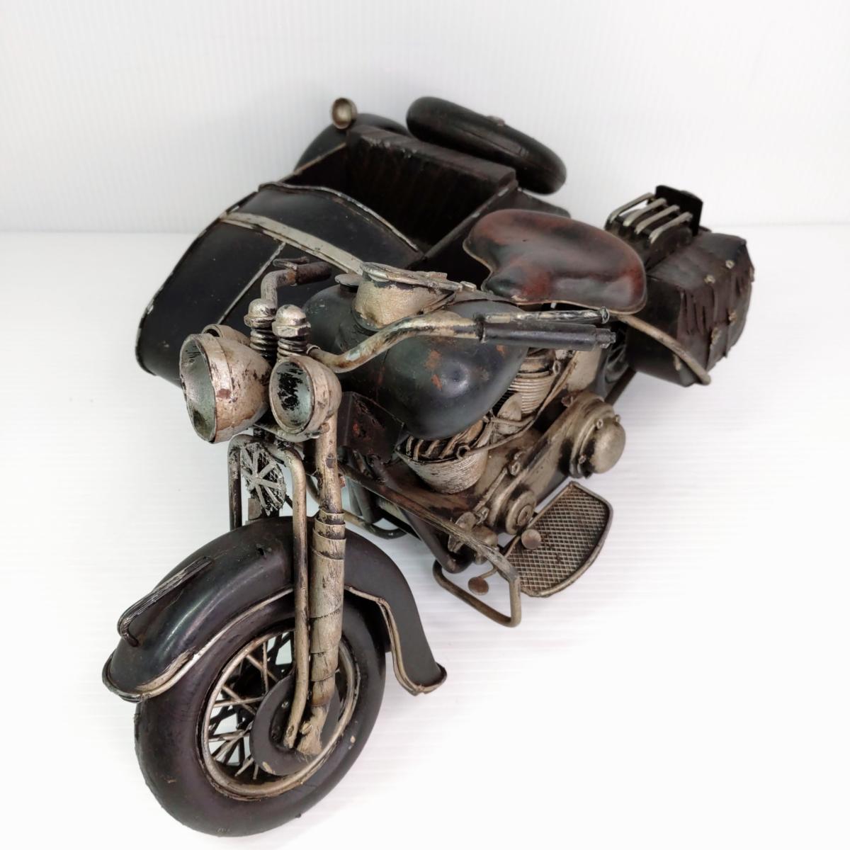樂天商城 - 【中古品】アメリカンバイク ブリキ インテリア 置物〇YR-54463〇