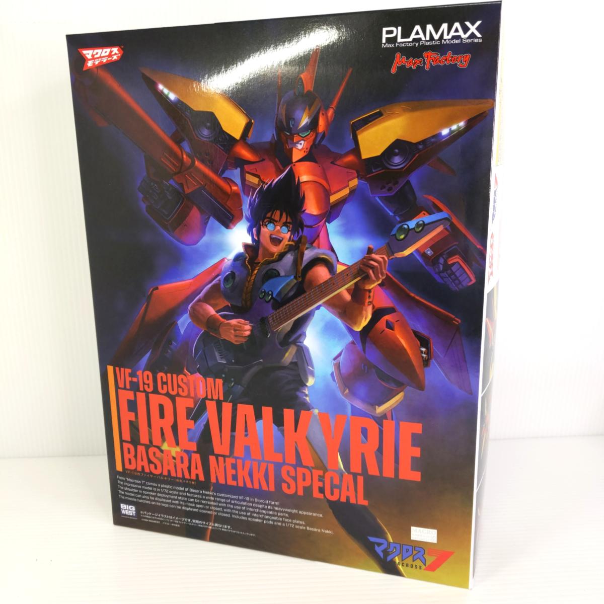 【未開封品】PLAMAX 1/72 VF-19改ファイヤーバルキリー（熱気バサラ機）〇YR-54433〇