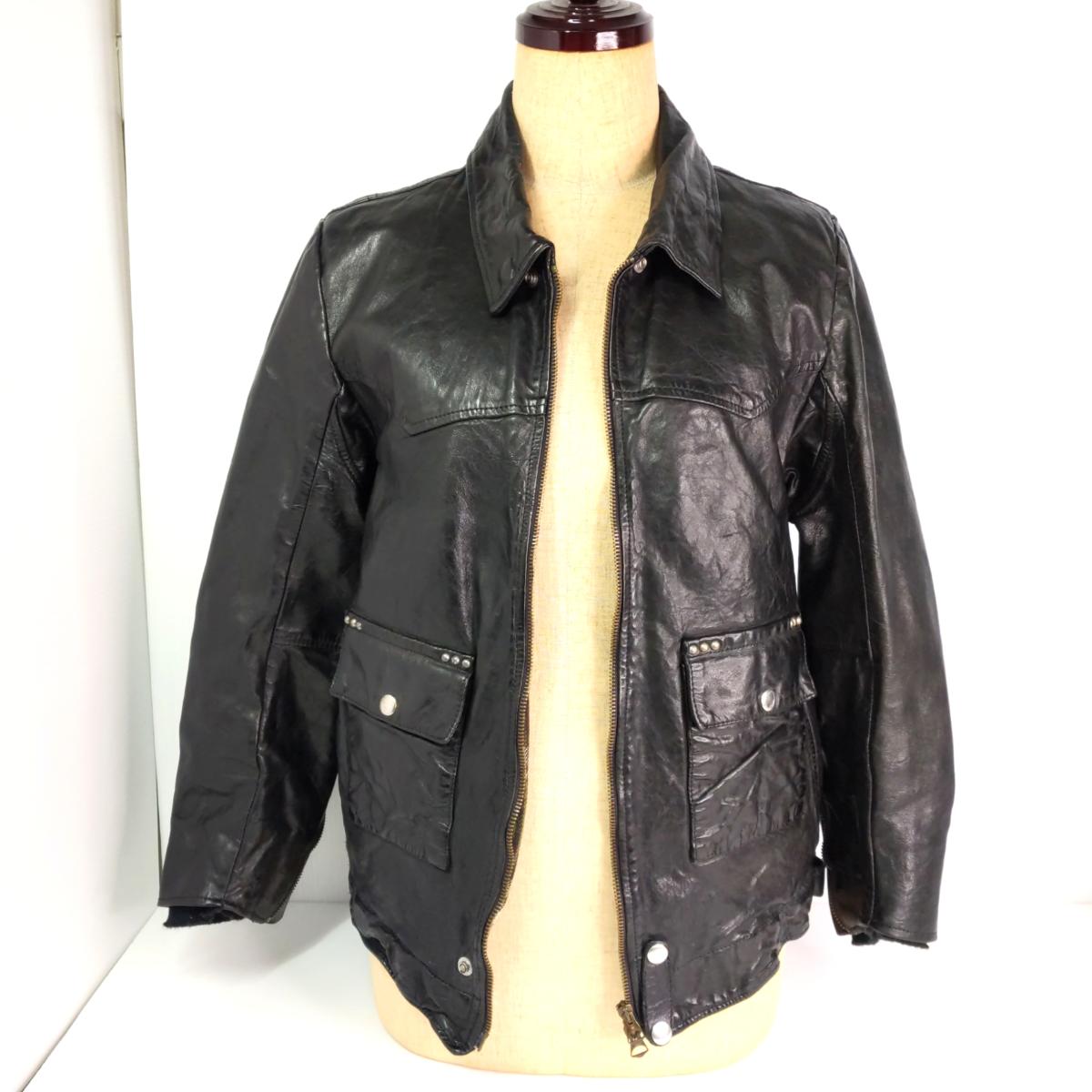 【未使用タグ付】ゴールデングースデラックスブランド★サイドジップ★ライダース GOLDEN GOOSE（ゴールデングース） ゴールデン グース 17SS ダブル