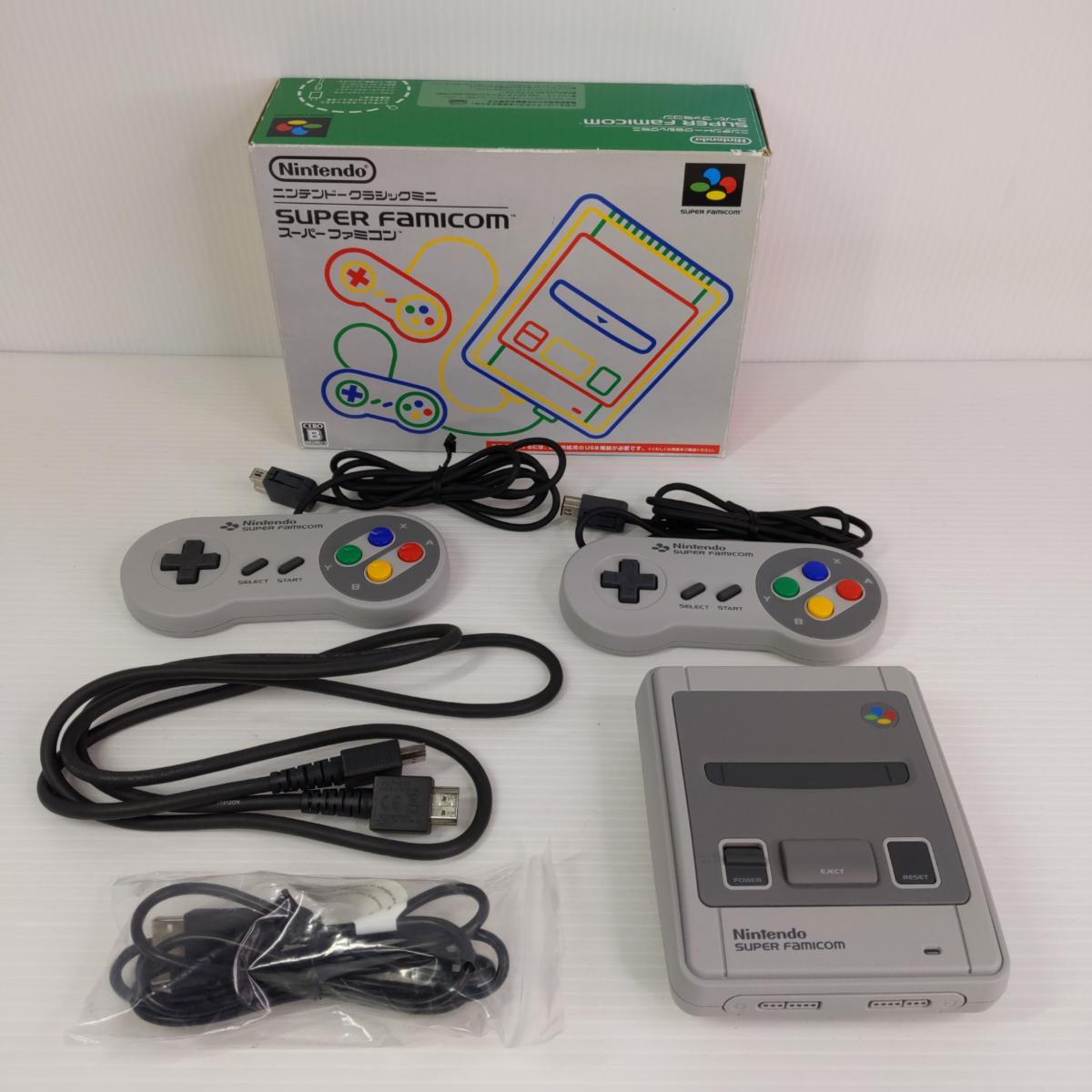 【中古品】任天堂 クラシックミニ スーパーファミコン ○YR-54493○