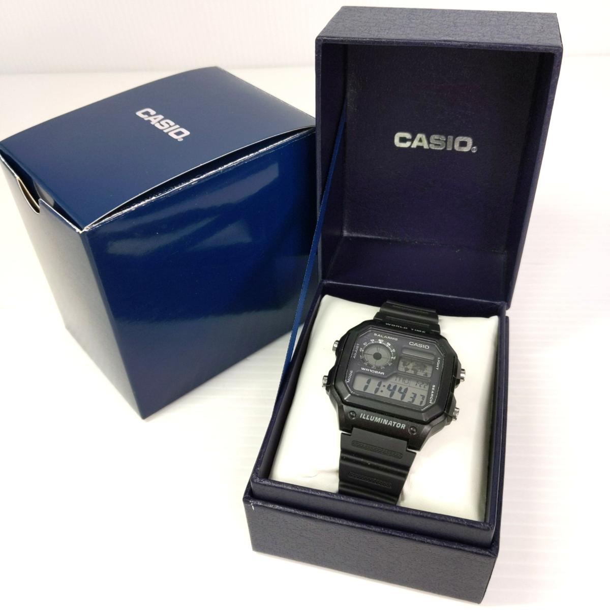 【中古品】CASIO カシオ 腕時計 AE-1200WH〇YR-54508〇