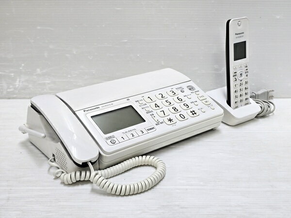 【中古品】 パナソニック Panasonic 電話機 FAX ファックス おたっくす KX-PD215 子機1台付き ○YR-19825○