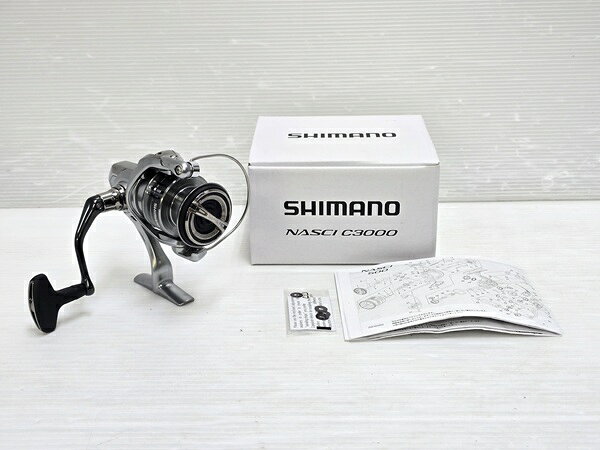 【中古品】 シマノ SHIMANO スピニングリール 21 ナスキー C3000 箱あり 〇YR-19823〇(4.0)