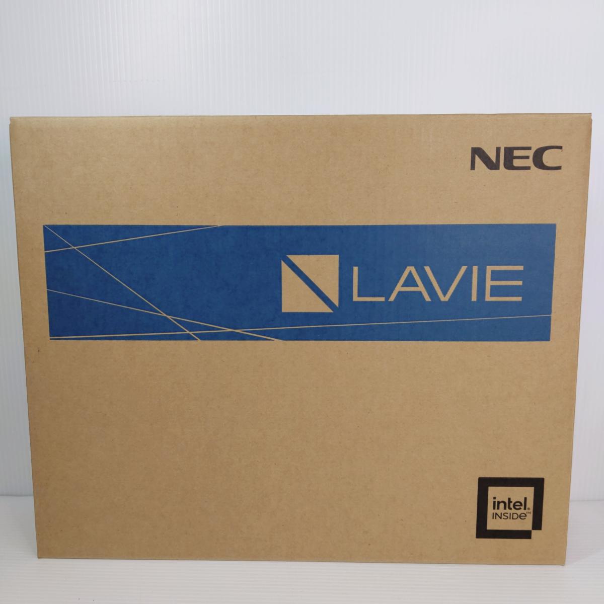【中古未開封品】NEC 15.6型ノートパソコン　LAVIE N15 Slim PC-N157DGAB　カームブラック ○YR-54575○