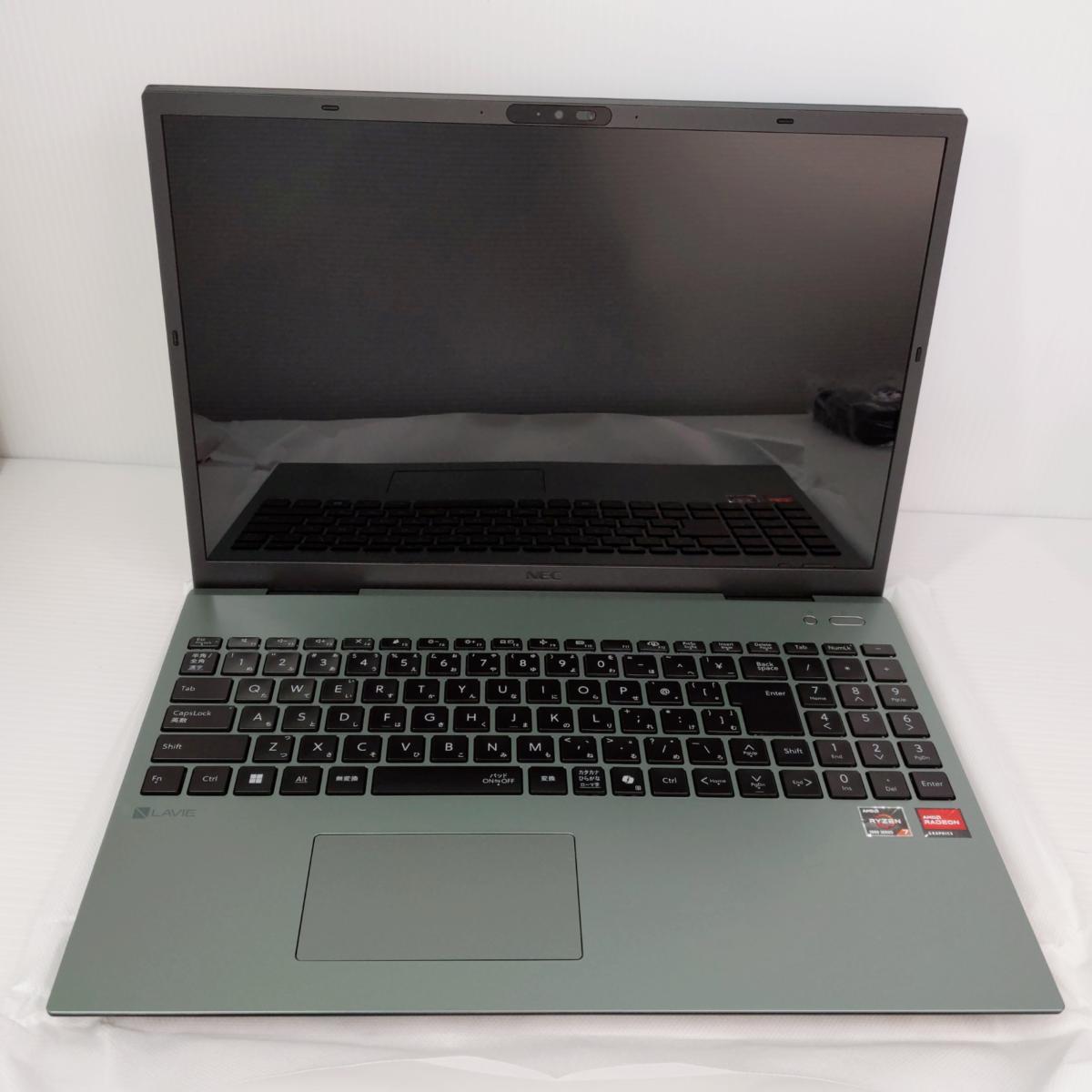 【中古未使用品】NEC ノートPC LAVIE N16 PC-N1675KAE オリーブグリーン ○YR-54574○