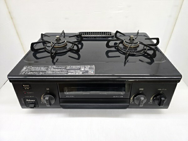 樂天商城 - 【中古品】 パロマ Paloma ガスコンロ LPガス(プロパンガス) 右強火力 水無片面焼グリル IC-S37-R 2024年製 〇YR-19880〇