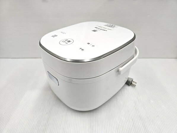 Rakuten - 【中古品】 シャープ SHARP マイコン式 炊飯器 3合炊き 難あり KS-F5E8-KW 2021年製 ホワイト ○YR-19934○