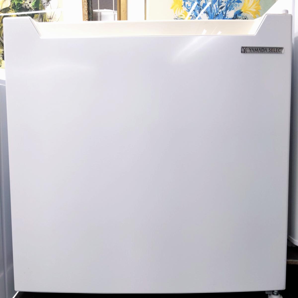 【中古品】ヤマダ電機 46L 1ドア冷蔵庫 YRZ-C05H1 2020年製 ホワイト 〇YR-54724〇