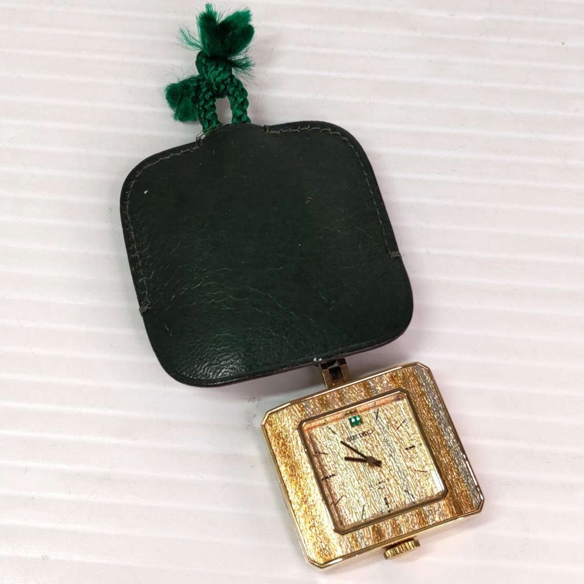 【中古品】セイコー 懐中時計 ペンダントウォッチ ゴールド JAPAN11-2810S 〇YR-54673〇