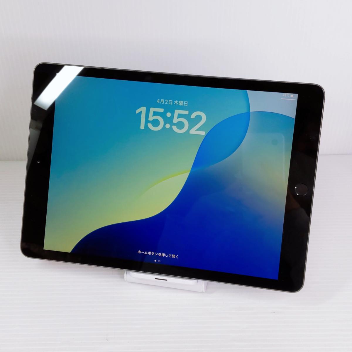 【中古品】Apple アップル 第7世代 iPad 32GB wi-fiモデル MW742J/A スペースグレー 〇YR-54771〇