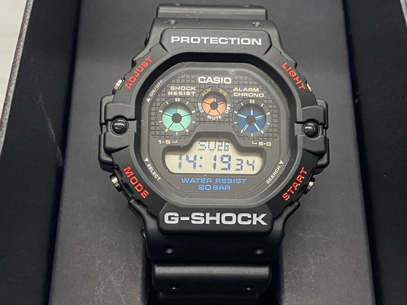 樂天商城 - 【中古品】CASIO カシオ G-SHOCK DW-5900-1JF 腕時計 ブラック ○YR-19968○
