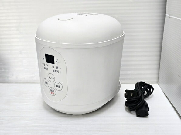 樂天商城 - 【中古品】 アイリスオーヤマ IRIS OHYAMA マイコン式 炊飯器 1.5合炊き RC-MF15-W 2023年製 ホワイト ○YR-19981○