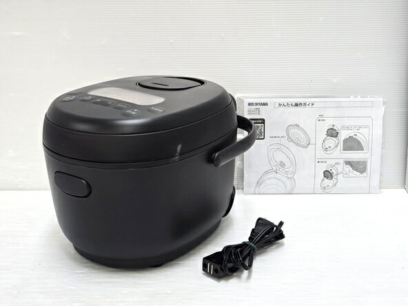 樂天商城 - 【中古品】 アイリスオーヤマ IRIS OHYAMA マイコン式 炊飯器 3合炊き 極厚火釜 RC-MDA30-B 2024年製 ブラック ○YR-19957○