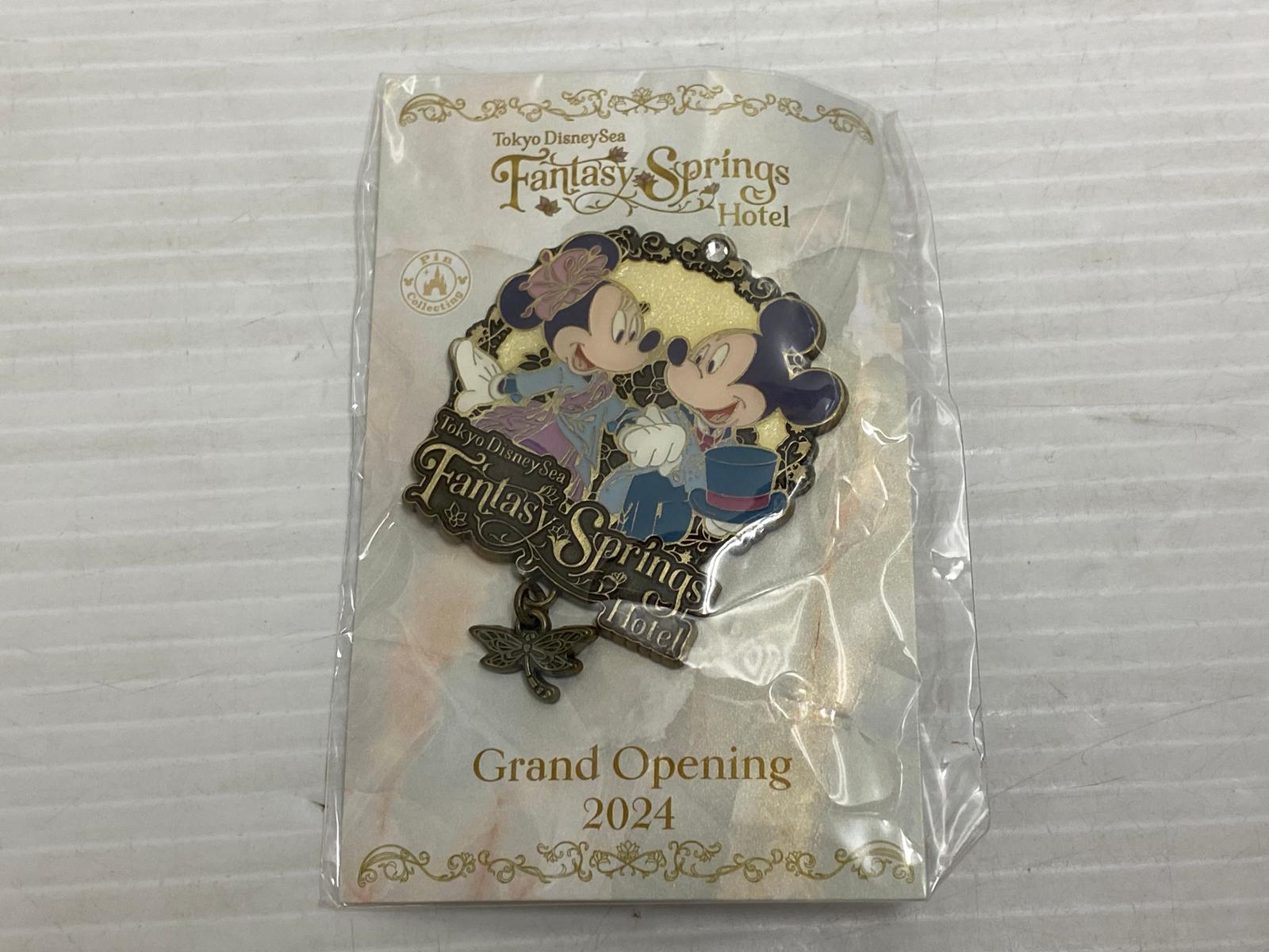 樂天商城 - 【未使用】東京ディズニーシー Fantasy Springs Hotel ファンタジースプリングスホテル　限定ピンバッジ ○YR-19962○