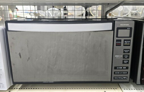 樂天商城 - 【中古品】 アイリスオーヤマ IRIS OHYAMA 電子レンジ 18L 50/60Hz共用 縦開き 庫内フラット MO-FM1804-B 2020年製 ブラック ○YR-19976○