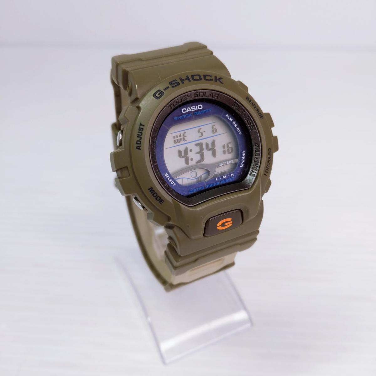 樂天商城 - 【中古品】CASIO カシオ G-SHOCK Gショック GL-7200 カーキ 〇YR-54881〇