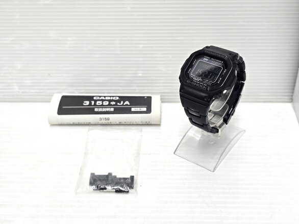 Rakuten - 【中古品】 カシオ CASIO Gショック G-SHOCK マルチバンド6 電波ソーラー ELバックライトタイプ GW-M5610BC ブラック 〇YR-20145〇