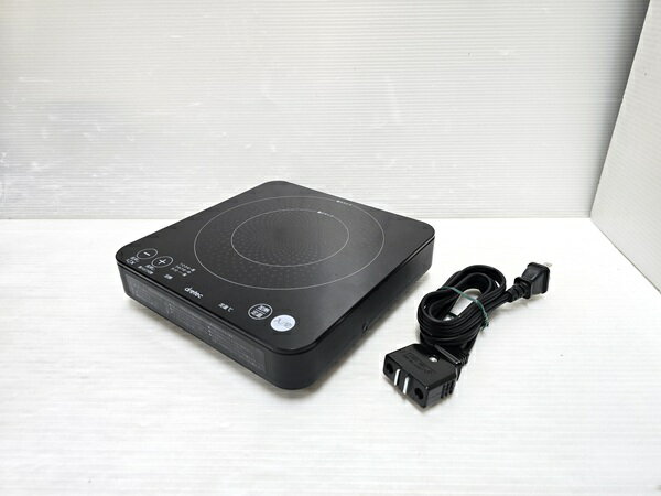 【中古品】 ドリテック dretec ピッコリーノ IH卓上調理器 DI-217 ブラック ○YR-20088○