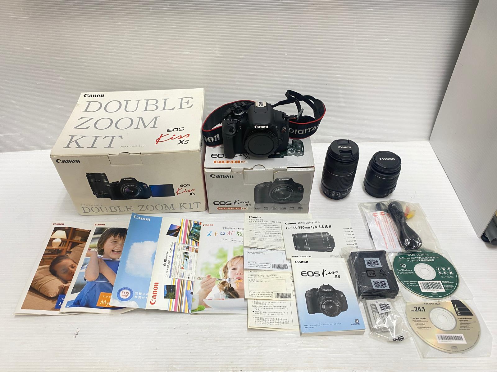 楽天市場】eos kiss x5 ダブルズームキット（デジタルカメラ｜カメラ