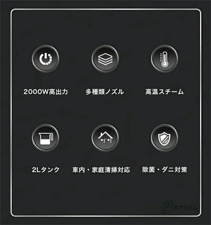 スチームクリーナー 高圧スチーム洗浄機 スチームモップ 高温スチームで汚れを浮か...