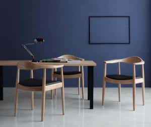 ダイニングセット（テーブル&チェア） デザイナーズダイニングセット 4人 5点セット(テーブル+チェア4脚) W150 組立設置付