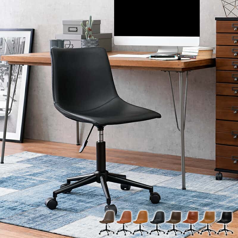 Rakuten - キャスター付き昇降チェア-LC 55×56×78〜91〜55cm